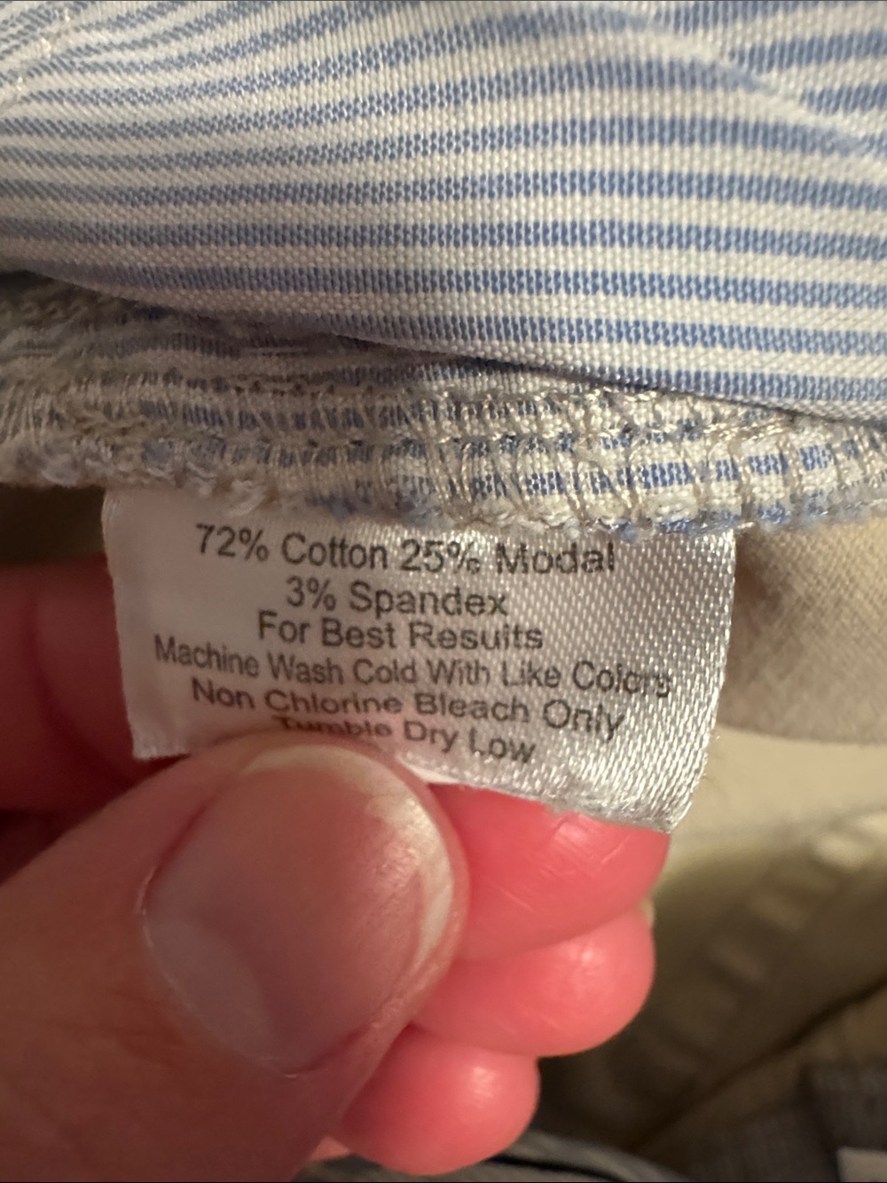Peter Millar Cream/Tan Chino Pants - Picture 5 of 6